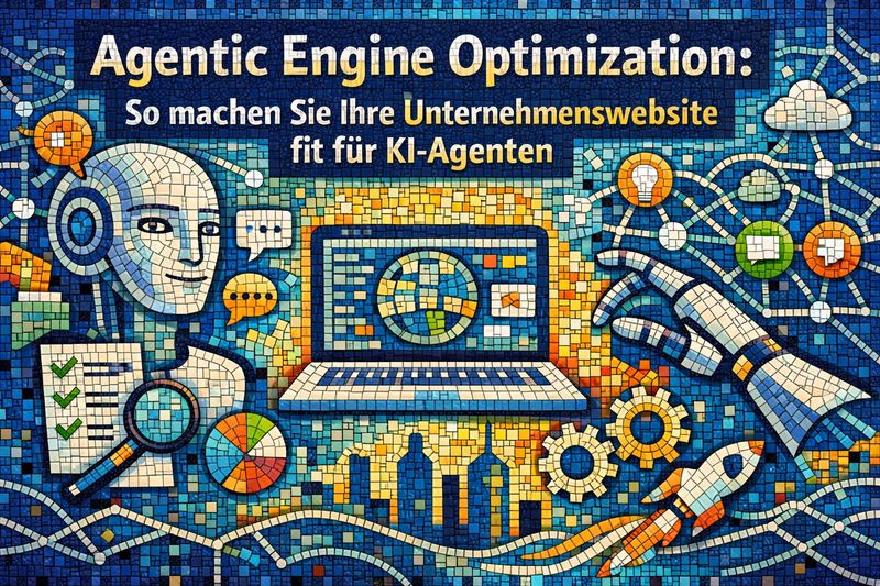 Agentic Engine Optimization: So machen Sie Ihre Unternehmenswebsite fit für KI-Agenten