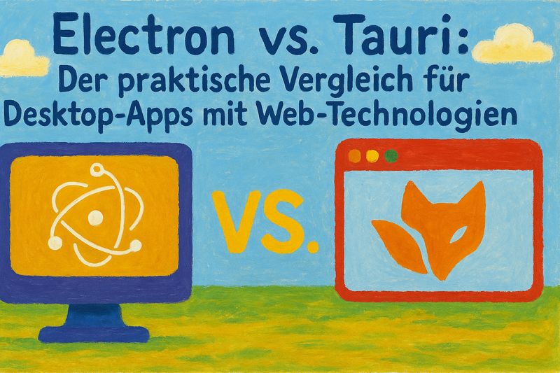Electron vs. Tauri: Der praktische Vergleich für Desktop-Apps mit Web-Technologien