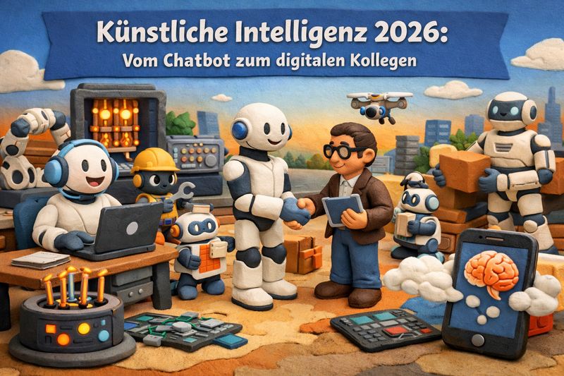 Künstliche Intelligenz 2026: Vom Chatbot zum digitalen Kollegen