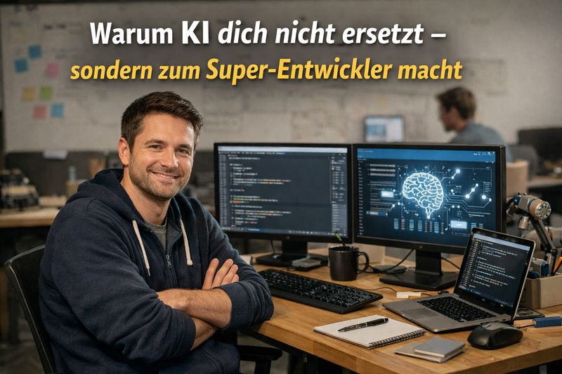 Warum KI dich nicht ersetzt – sondern zum Super-Entwickler macht