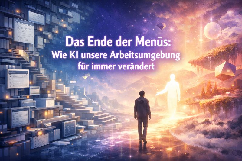 Das Ende der Menüs: Wie KI unsere Arbeitsumgebung für immer verändert