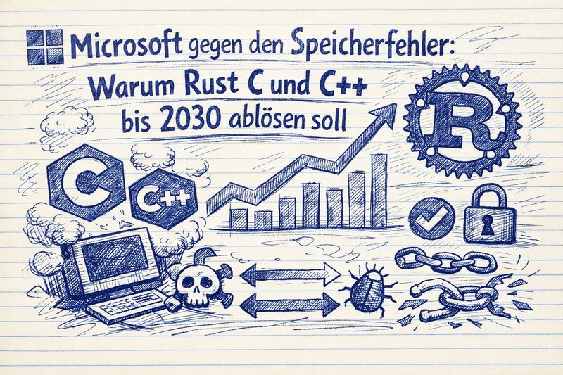 Microsoft gegen den Speicherfehler: Warum Rust C und C++ bis 2030 ablösen soll