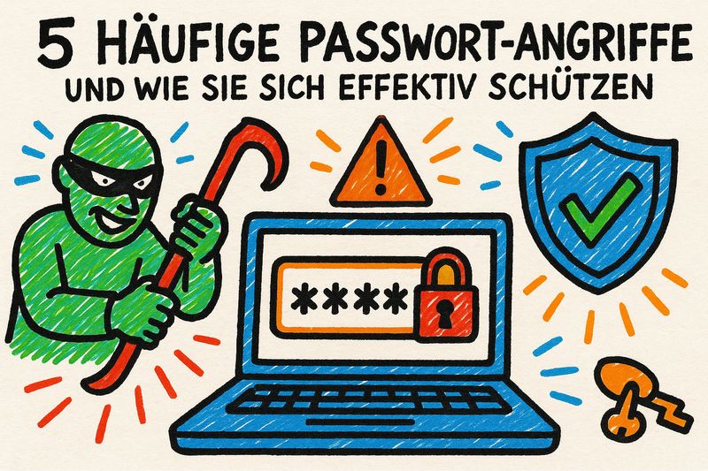 5 Häufige Password-Angriffe und wie Sie sich effektiv schützen