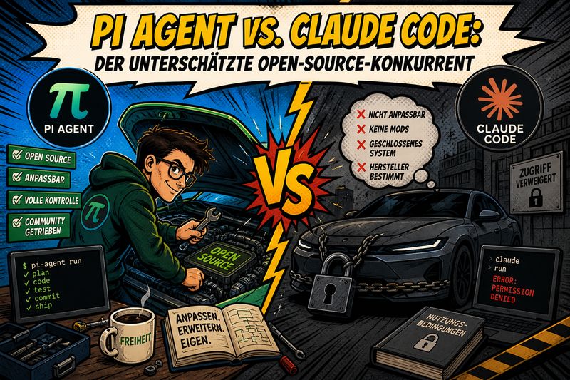 PI Agent vs. Claude Code: Der unterschätzte Open-Source-Konkurrent