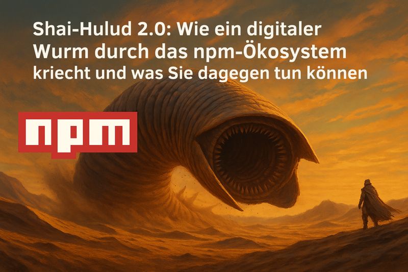 Shai-Hulud 2.0: Wie ein digitaler Wurm durch das npm-Ökosystem kriecht und was Sie dagegen tun können