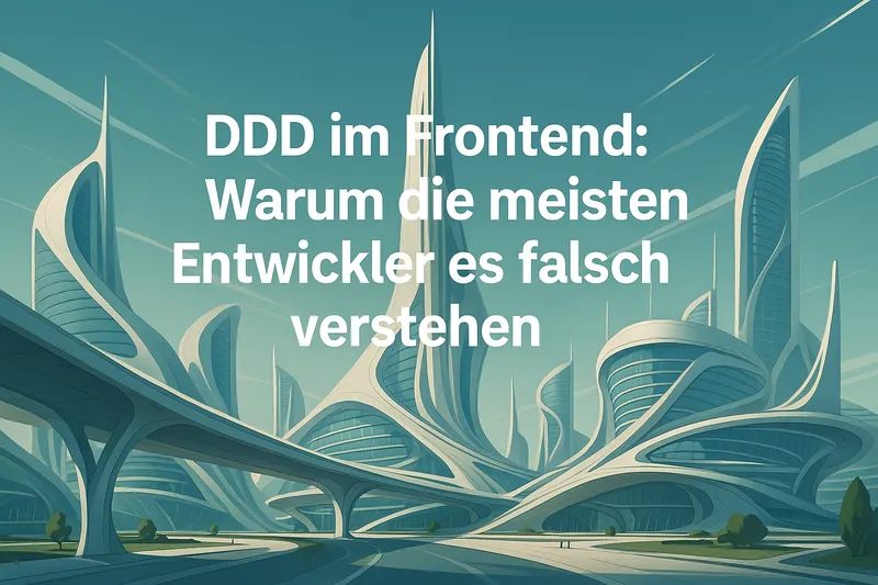 Domain-Driven Design im Frontend: Warum die meisten Entwickler es falsch verstehen
