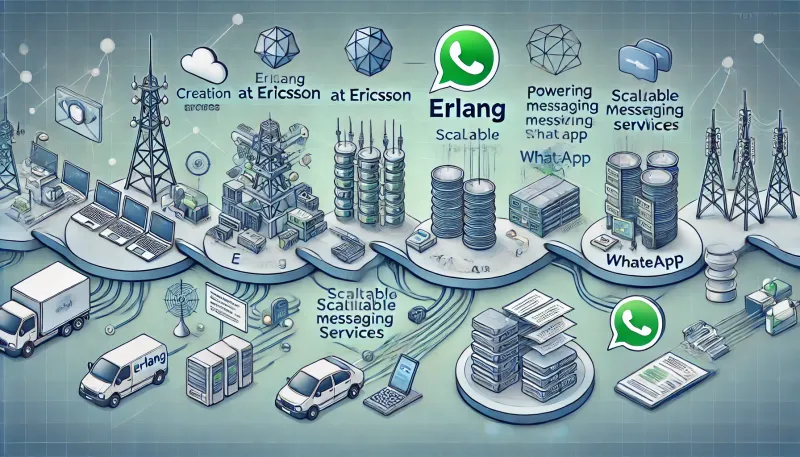 Von Ericsson zu WhatsApp: Erlangs Weg zur Schlüsseltechnologie für skalierbare Messaging-Dienste