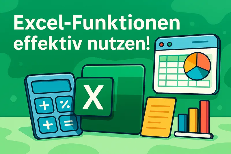 Excel-Funktionen effektiv nutzen: Von Grundlagen bis zu fortgeschrittenen Techniken
