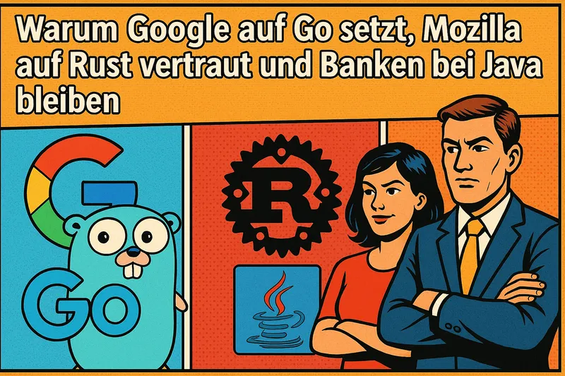 Warum Google auf Go setzt, Mozilla auf Rust vertraut und Banken bei Java bleiben