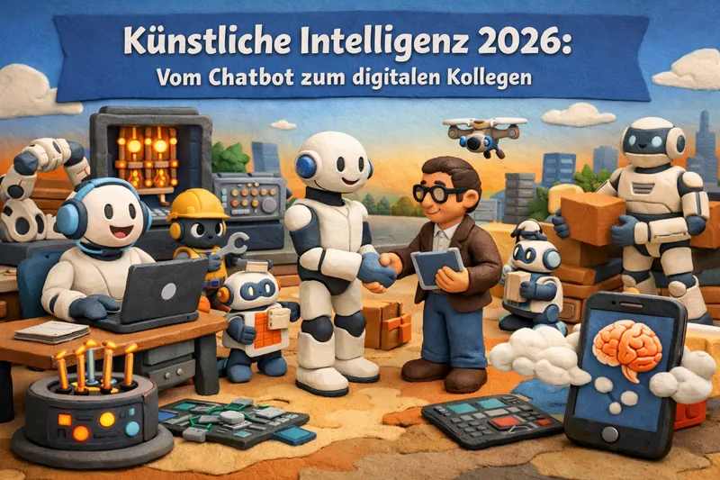 Künstliche Intelligenz 2026: Vom Chatbot zum digitalen Kollegen