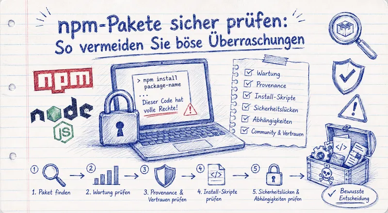 npm-Pakete sicher prüfen: So vermeiden Sie böse Überraschungen
