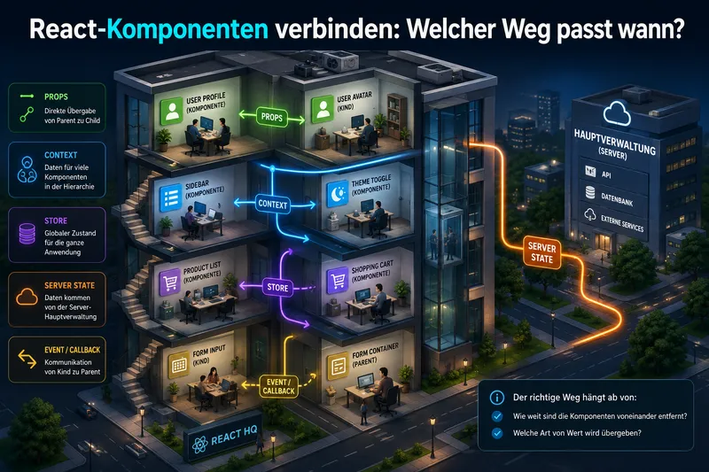 React-Komponenten verbinden: Welcher Weg passt wann?