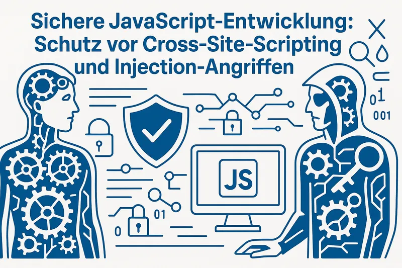 Sichere JavaScript-Entwicklung: Schutz vor Cross-Site-Scripting und Injection-Angriffen