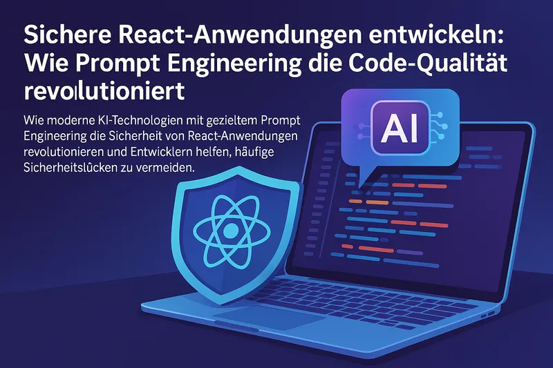 Sichere React-Anwendungen entwickeln: Wie Prompt Engineering die Code-Qualität revolutioniert
