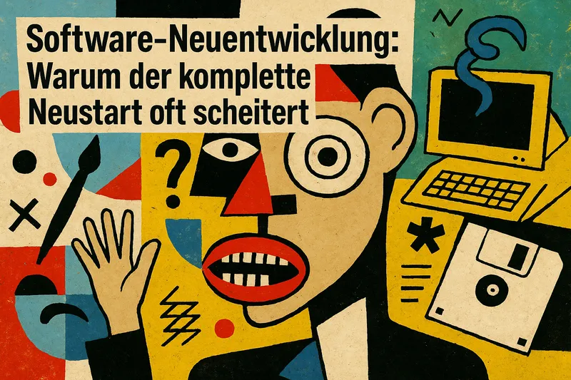 Software-Neuentwicklung: Warum der komplette Neustart oft scheitert