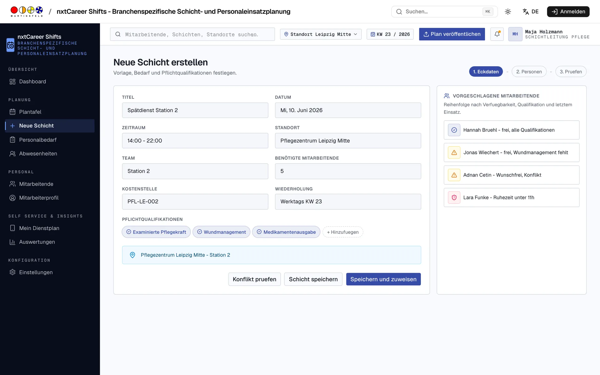 Neue Schicht