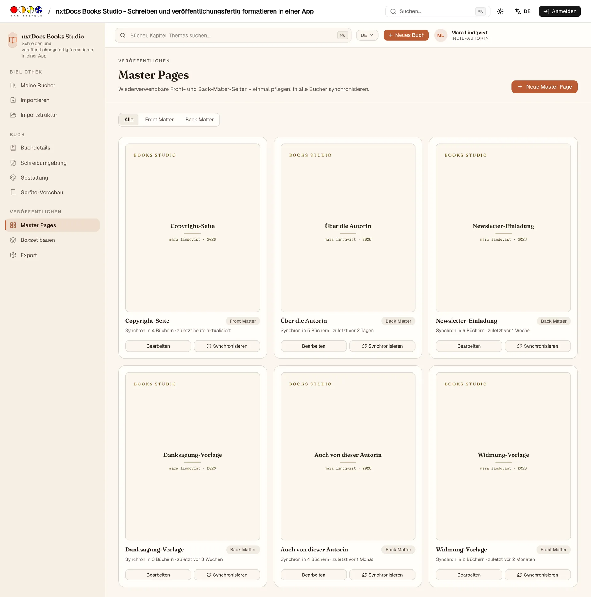 Master Pages