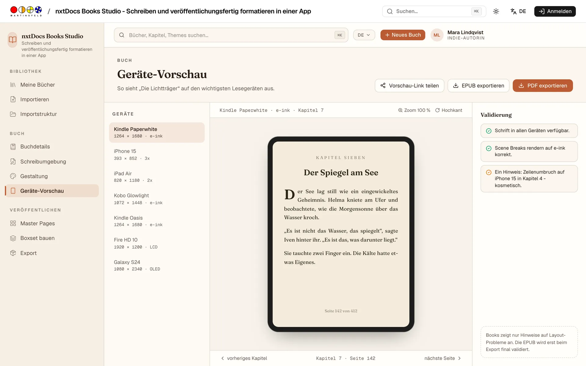 Geräte-Vorschau