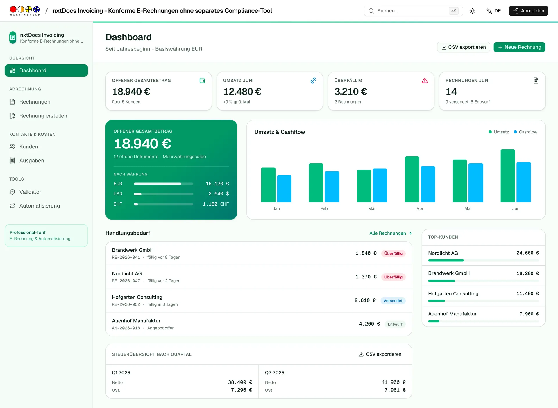 nxtDocs Invoicing