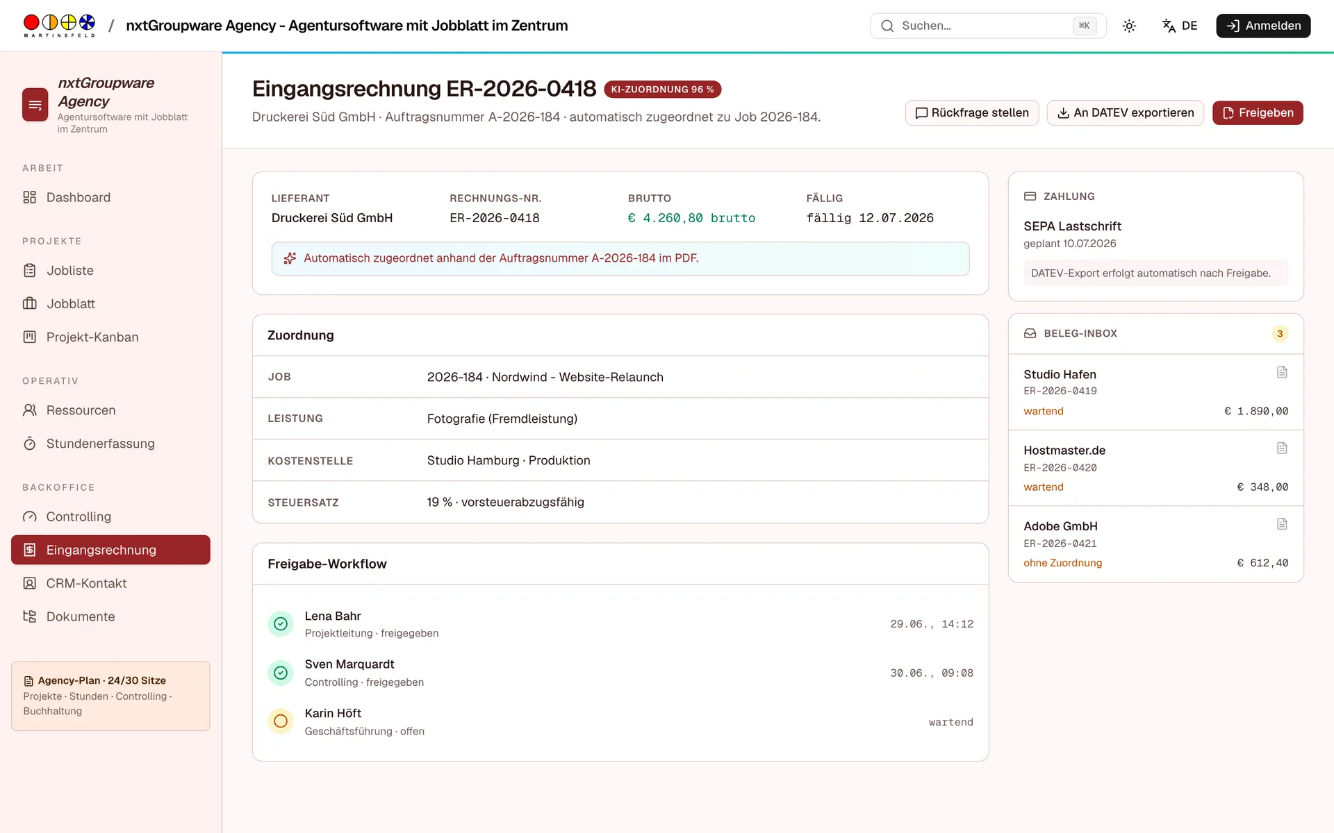 Eingangsrechnung