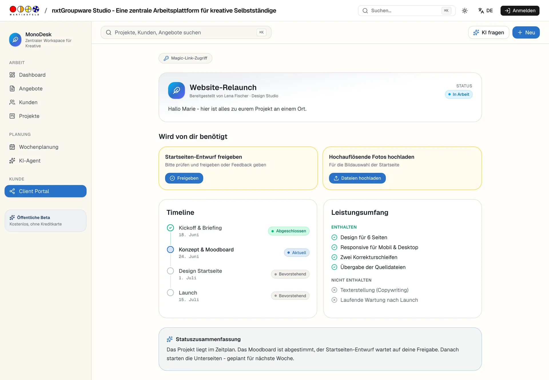 Client Portal