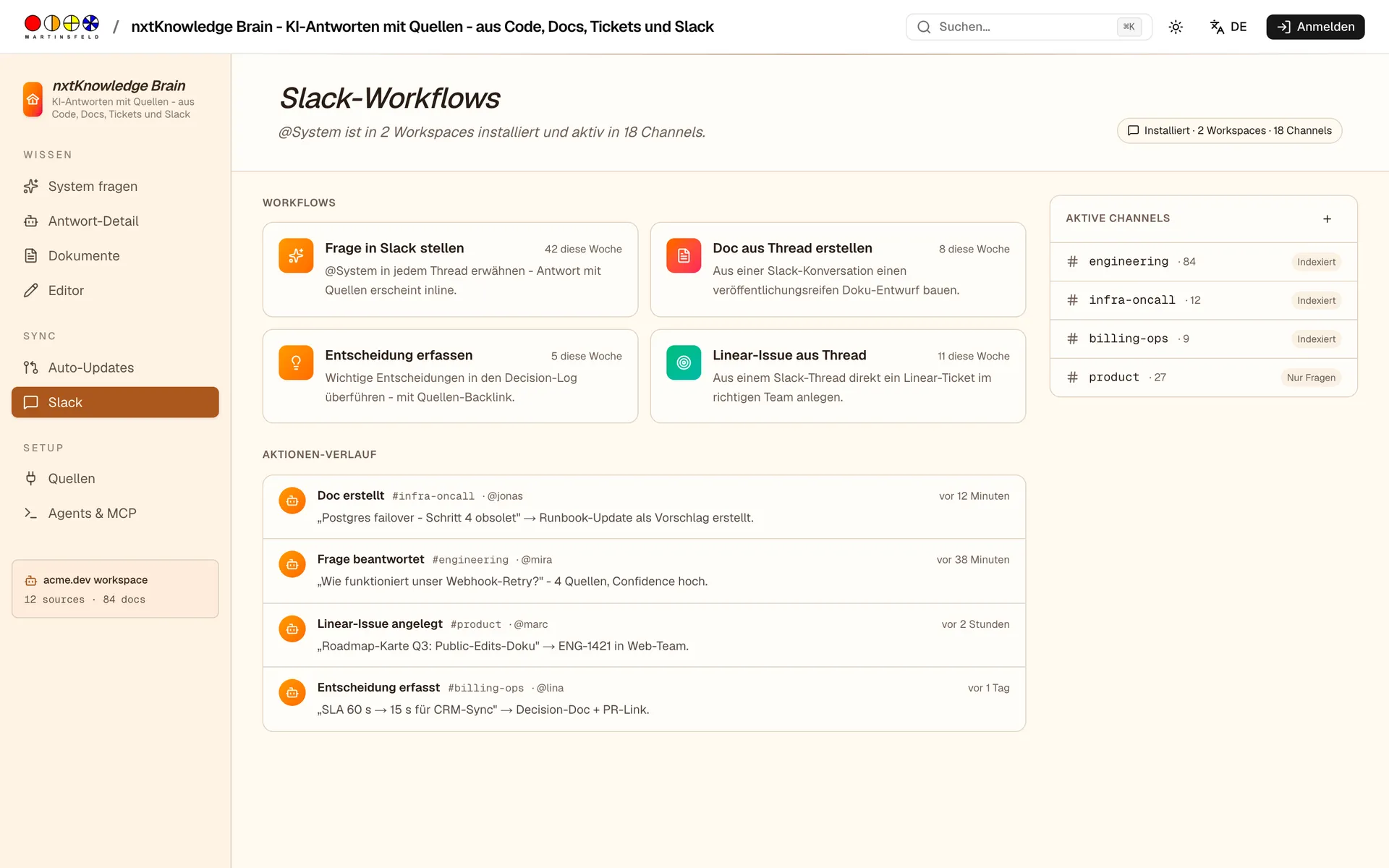 Slack-Workflows